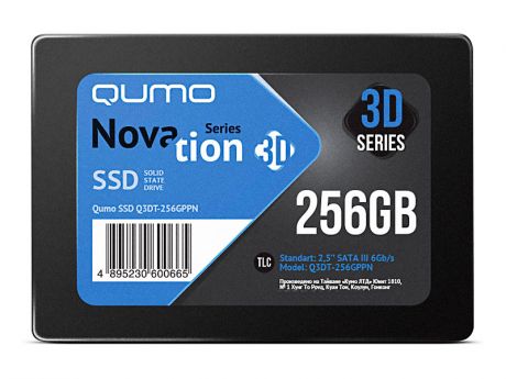 Жесткий диск Qumo Novation TLC 3D SSD 256Gb Q3DT-256GPPN