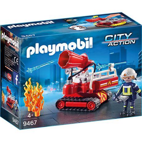 PLAYMOBIL® Игровой набор Playmobil «Пожарная служба: огненная водяная пушка»