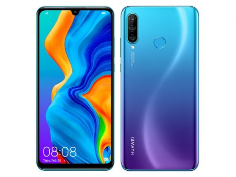 Сотовый телефон Huawei P30 Lite 4Gb/128Gb Peacock Blue Выгодный набор + серт. 200Р!!!