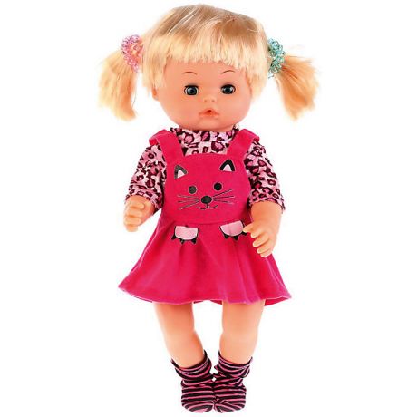 Карапуз Интерактивная кукла Карапуз Алина с аксессуарами, 36 см, озвученная