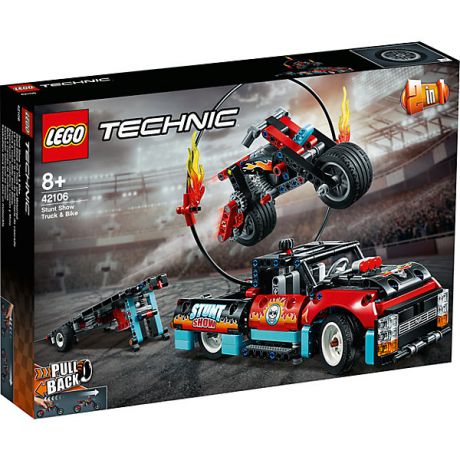 LEGO Конструктор LEGO Technic 42106: Шоу трюков на грузовиках и мотоциклах