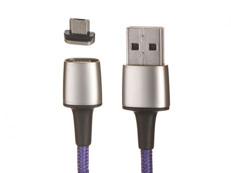 Аксессуар Baseus Zing Magnetic USB - MicroUSB 1.5A 2m Purple CAMXC-B05