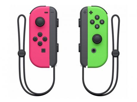 Контроллер Nintendo Joy-Con Neon Green-Neon Pink