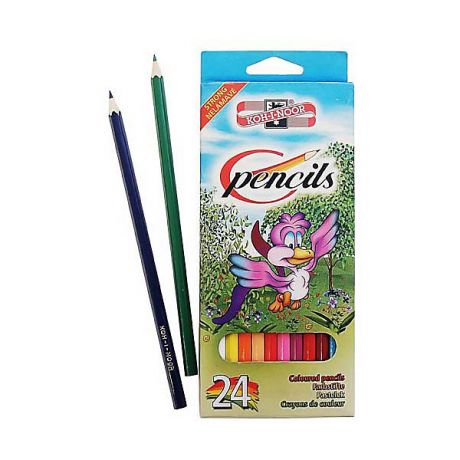 Koh-i-noor Набор цветных карандашей KOH-I-NOOR "Птицы", 24 цвета