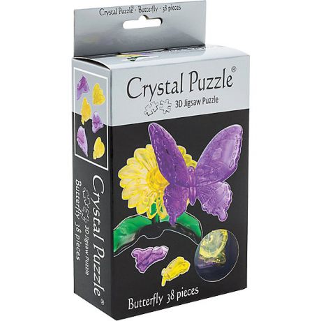 Crystal Puzzle 3D головоломка Crystal Puzzle Бабочка
