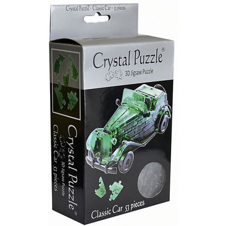 Crystal Puzzle 3D головоломка Crystal Puzzle Автомобиль зеленый