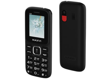 Сотовый телефон Maxvi C26 Black