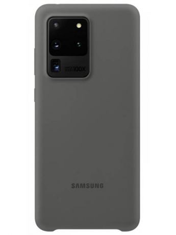 Чехол для Samsung Galaxy S20 Ultra Silicone Cover Grey EF-PG988TJEGRU