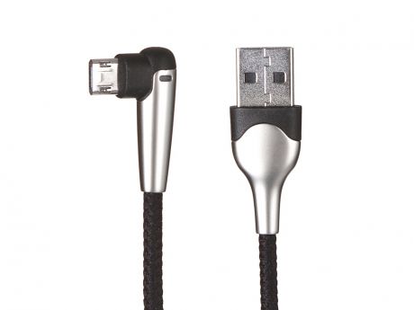 Аксессуар Baseus MVP Elbow Reversible Charging Data Cable USB - MicroUSB 2.4A 1m Black CAMMVP-E01