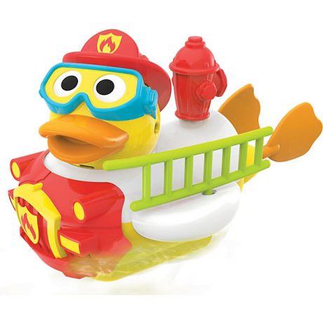 Yookidoo Водная игрушка Yookidoo "Утка-пожарный", с водометом и аксессуарами