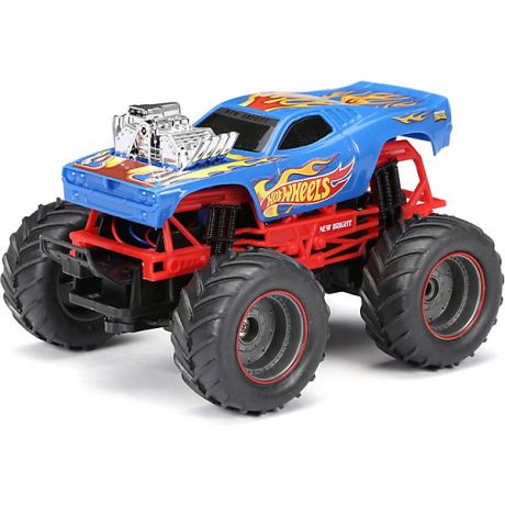 New Bright Радиоуправляемая машинка New Bright Monster Truck 1:24, синяя