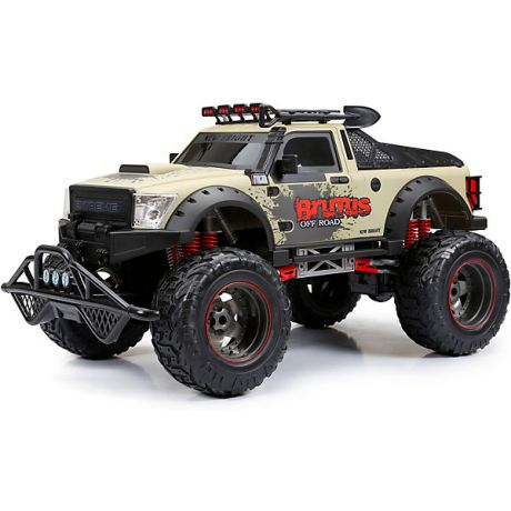 New Bright Радиоуправляемая машинка New Bright Brutus Truck 1:8, бежевая