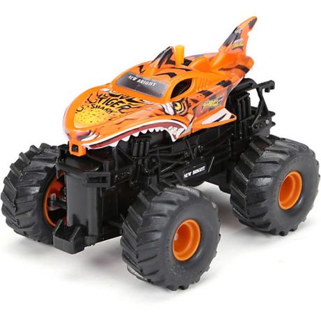 New Bright Радиоуправляемая машинка Машинка New Bright Monster Truck 1:43, оранжевая