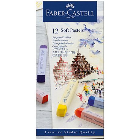 Faber-Castell Пастель Faber-Castell Soft pastels, 12 цветов