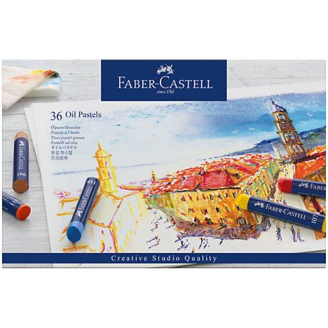 Faber-Castell Пастель масляная Faber-Castell Oil Pastels, 36 цветов