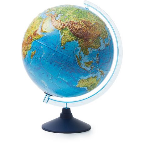 Globen Глобус Земли Globen физический рельефный с подсветкой, 320мм