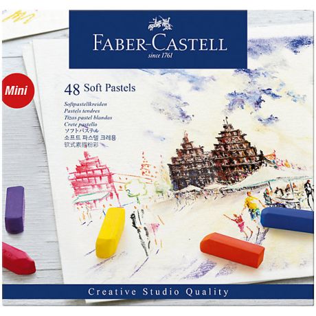 Faber-Castell Пастель Faber-Castell Soft pastels, 48 цветов, мини