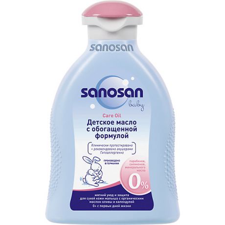 Sanosan Детское масло с обогащённой формулой Sanosan, 200 мл