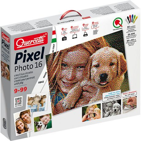 Quercetti Пиксельная мозаика Quercetti Фото, 25200 деталей