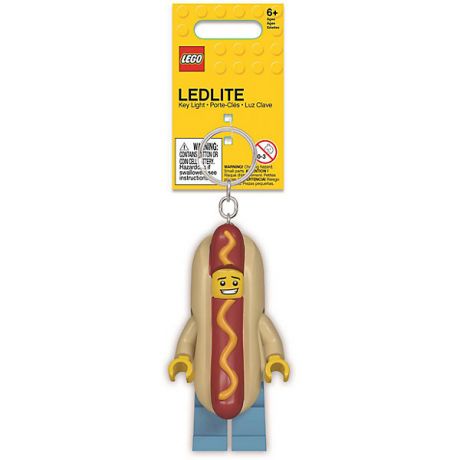 LEGO Брелок-фонарик для ключей LEGO Hot Dog Man: Человек-Хот-дог