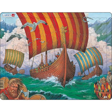 Larsen Пазл Larsen "Корабли викингов"