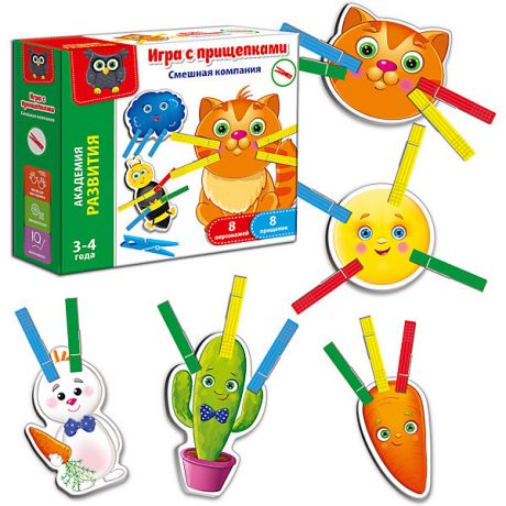 Vladi Toys Игра с прищепками Vladi Toys "Смешная компания"