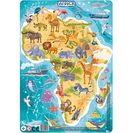 Dodo Пазл в рамке Dodo "Африка", 53 элемента