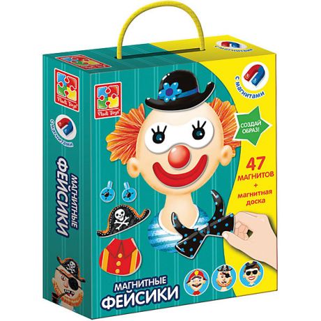 Vladi Toys Магнитная игра Vladi toys "Фэйсики"