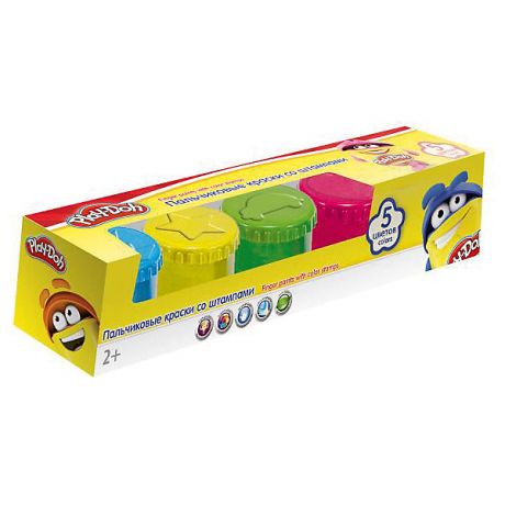 Darpeje Пальчиковые краски Darpeje "Play-Doh", 5 цветов