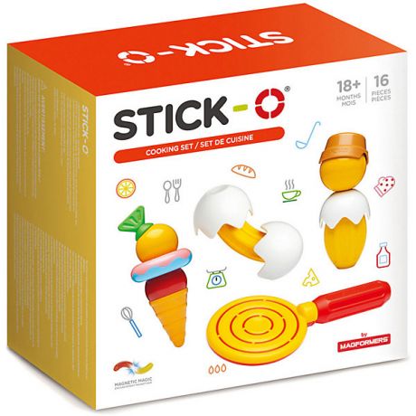 Stick-O Магнитный конструктор Stick-O Cooking Set, 902001