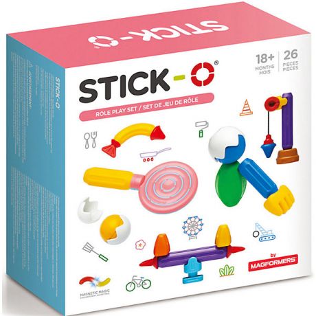 Stick-O Магнитный конструктор Stick-O Roleplay Set, 902005