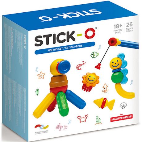 Stick-O Магнитный конструктор Stick-O Fishing Set, 902006