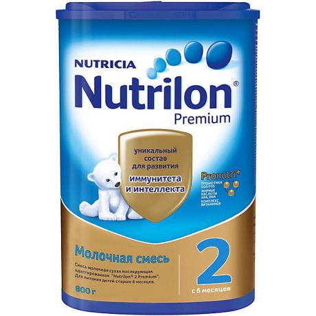Nutrilon Молочная смесь Nutrilon Premium 2, с 6 мес, 800 г