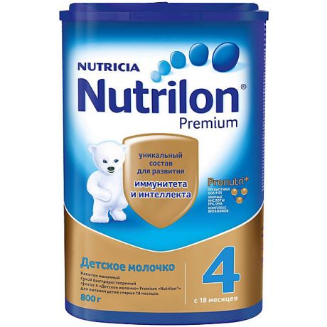Nutrilon Детское молочко Nutrilon Junior Premium 4, с 18 мес, 800 г