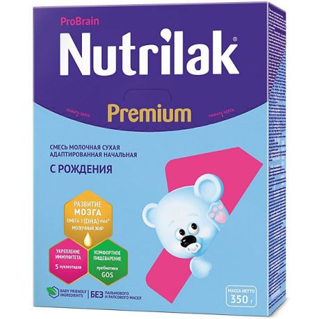 Nutrilak Молочная смесь Nutrilak Premium 1, с 0 мес, 350 г