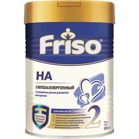 Friso Молочная смесь Friso Фрисолак 2 ГА, с 6 мес, 400 г