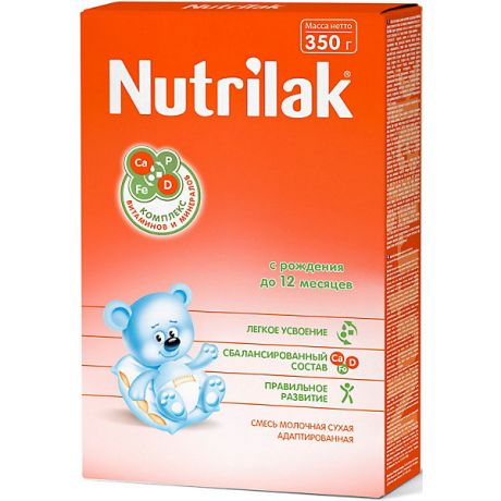 Nutrilak Молочная смесь Nutrilak, с 0 мес, 350 г