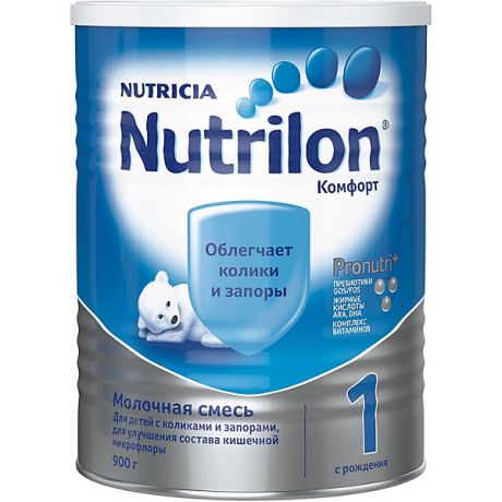 Nutrilon Молочная смесь Nutrilon Комфорт 1, с 0 мес, 900 г
