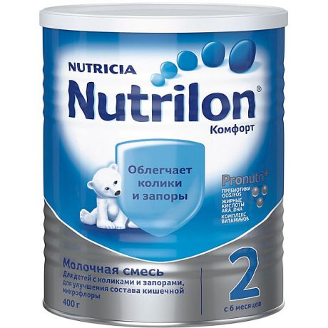 Nutrilon Молочная смесь Nutrilon Комфорт 2, с 6 мес, 400 г