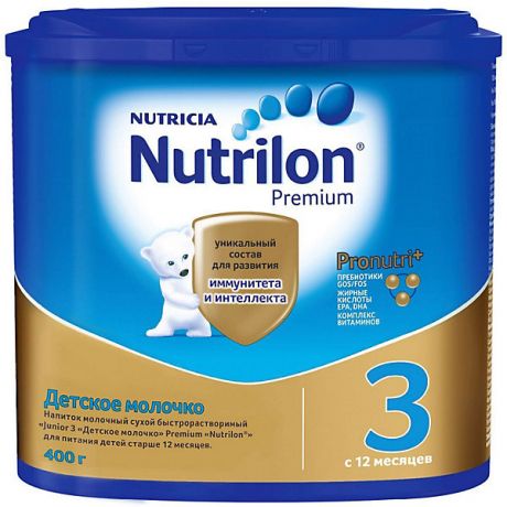 Nutrilon Детское молочко Nutrilon Junior Premium 3, с 12 мес, 400 г