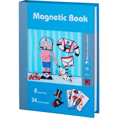 Magnetic book Развивающая игра Magnetic Book "Интересные профессии"