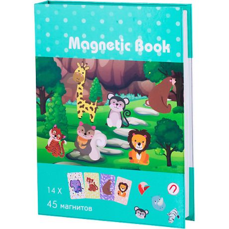 Magnetic book Развивающая игра Magnetic Book "В зоопарке"
