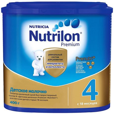 Nutrilon Детское молочко Nutrilon Junior Premium 4, с 18 мес, 400 г