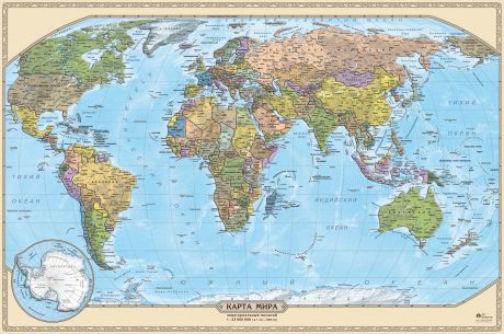Пазл Политическая карта мира
