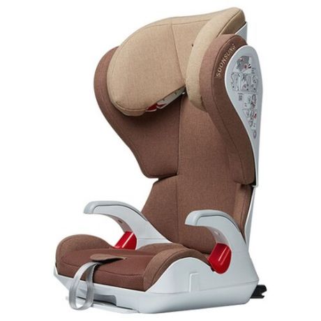 Автокресло группа 2/3 (15-36 кг) Ducle Xena Junior Isofix, sienna brown