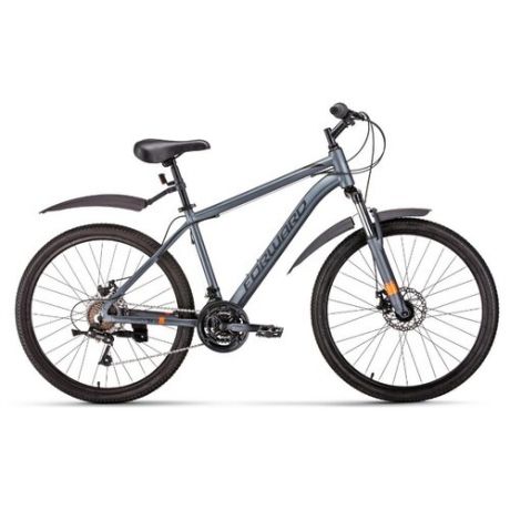 Горный (MTB) велосипед FORWARD Hardi 26 2.0 Disc (2020) серый 17" (требует финальной сборки)