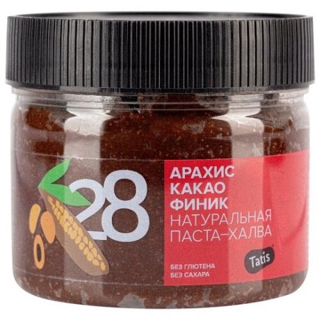 Tatis Арахисовая паста с какао и сиропом фиников 300 г