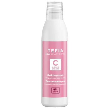 Tefia Color Creats Окисляющий крем с глицерином и альфа-бисабололом, 9%, 120 мл