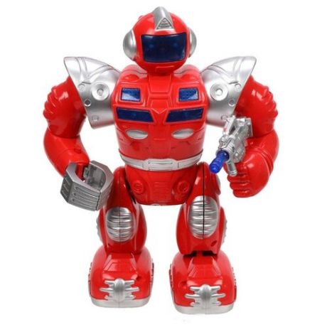 Робот lezhou toys 99111-2 красный/серебристый