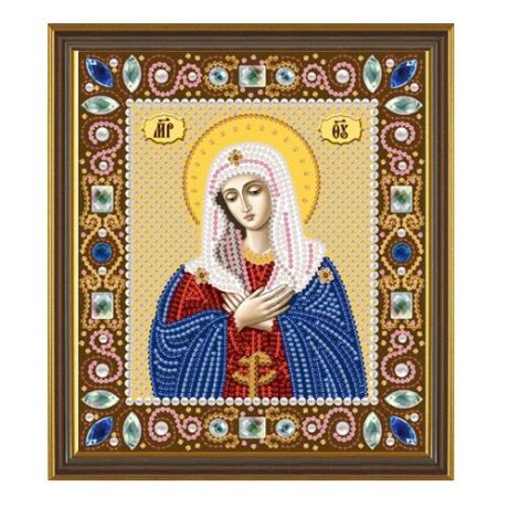 NOVA SLOBODА Набор для вышивания бисером иконы Богородица Умиление 13 х 15 см (Д6022)